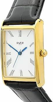 Bazeli Relógio Masculino Quadrado Clássico Rembrandt XL Dourado